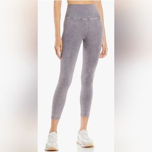 EUC Free People Good Karma 7/8 Length Leggings in Graphite